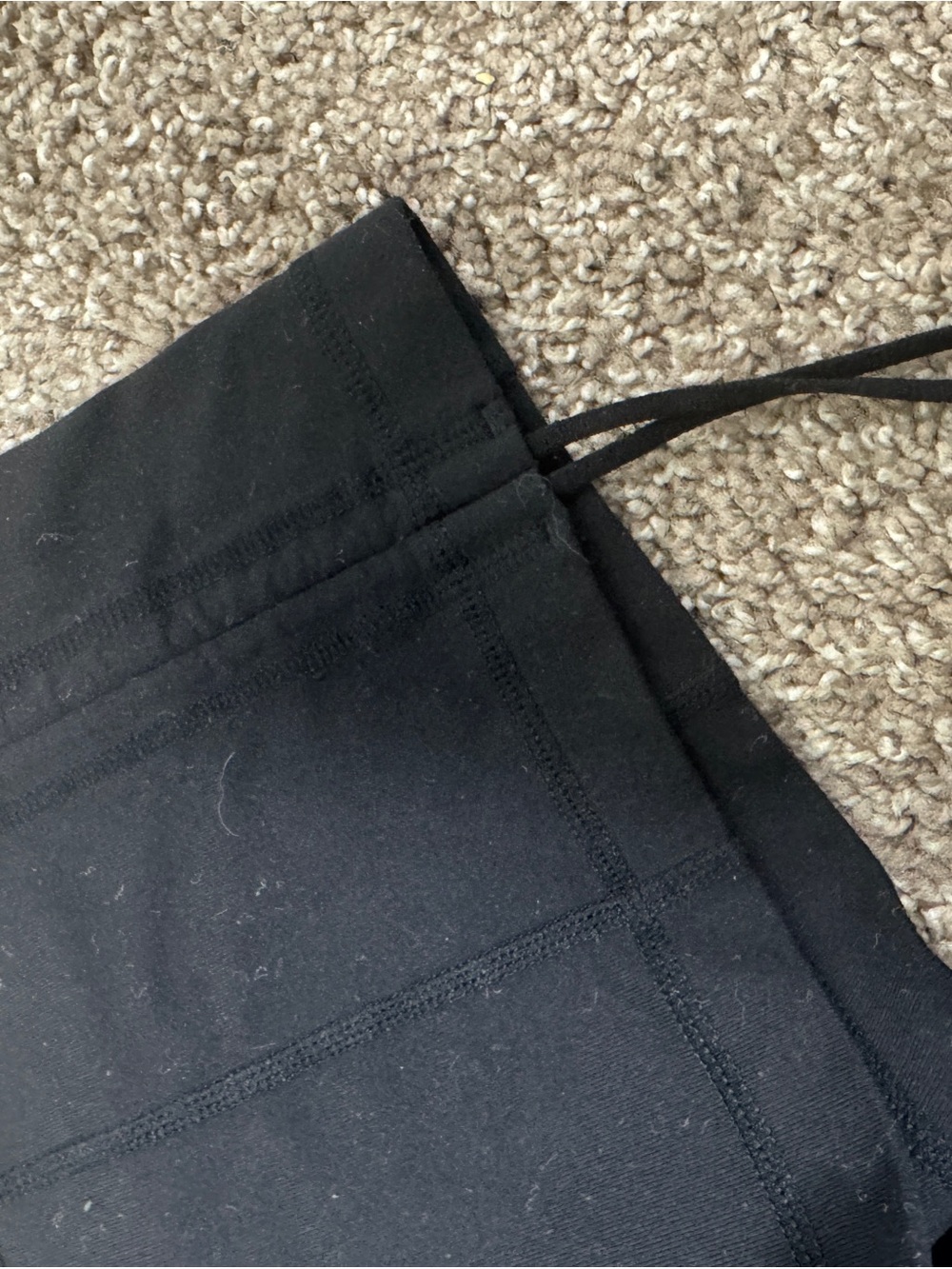 Lululemon Black Short Shorts with Side Drawstrings - Picture 3 of 5